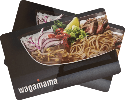 Wagamama deals gift card