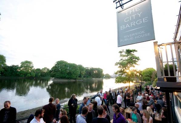 The City Barge Pub Garden